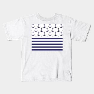 Blue Ocean Waves Kids T-Shirt